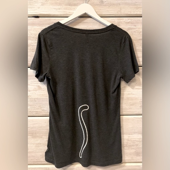 Cat Lady Box Meow V-Neck T-Shirt; Runs Small - Picture 3 of 3
